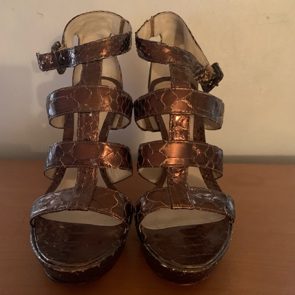 Bronze python gladiator platform